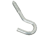 Screw Hook 3/8 In x 4-7/8 Zinc Plated