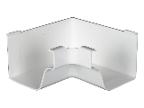 K-Style Vinyl Gutter Inside Corner, 5 In