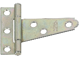 Light Tee Hinges SPV284 Zinc Plated Steel