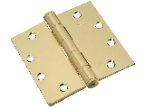 Template Hinges Full Mortise 4-1/2" (3) Satin Brass