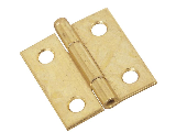 Loose-Pin Light Narrow Hinge Satin Brass, 1-1/2 In 2 Pk