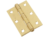 Loose-Pin Light Narrow Hinge Satin Brass, 3 In 2 Pk