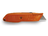 Safety Nose Retractable Blade Utility Knife, Orange