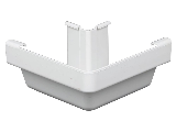 K-Style Vinyl Gutter Outside Corner, 5 In