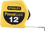 Powerlock Retractable Measuring Tape, 3/4 In X 12 Ft