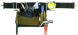 Single Side 6 Pocket Tool Bag