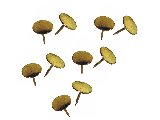 Brass Thumb Tacks 40 Pieces