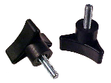 3-Prong Clamping Knob, 1/4-20 x 1-3/4 In