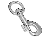 Bolt Snap Swivel Eye 5/8 In x 3-1/2 In  Nickel Finish