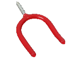 Double Storage Screw Hook (2) V2210 Vinyl Coated