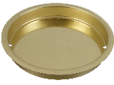 Pocket Door Cup Pull 2-1/8" V145 Brass