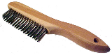 Shoe Handle Wire Brush Stainless Bristles