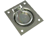 Flush Mount Ring Pull  3" V177 Zinc Steel