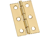 Narrow Hinge 2 x 1-3/16 (2) V1801 Polished Solid Brass