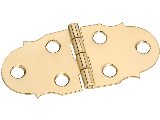 Decorative Hinge 1-5/16 x 2-7/8 (2) V1812 Solid Brass