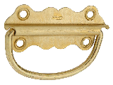 Chest Handles (2) 3-1/2" Brass Finish