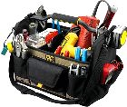 Soft Sided Open Top Tool Bag