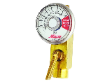 In Line Air Flo Regulator 1/4 In Female NPT x 1/4 In Male NPT With Gage