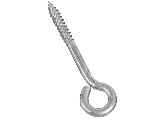 Screw Eye 1/4 In x 3-3/4 In Stainless Steel