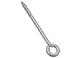 Screw Eye 1/4 In x 5 In Stainless Steel