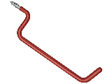 Ladder Hook (Ea) 6" Medium 2157BC Vinyl Coated