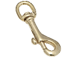 Bolt Snap Swivel Eye 1/2 In x 3 In Solid Bronze