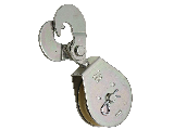 Swivel Scissor Pulley 3 In