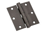 Square Corner Bronze Hinge, 3 1/2 In