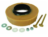 Reinforced Thick Toilet Bowl Wax Gasket With Poly Ring