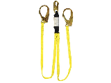 Safety Lanyard Energy Absorbing 1" x 6' Twin Leg