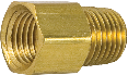 Brass Pipe Adapter Reducer, FPT x MPT (Sizes)