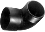 Poly 90 Degree Hose Street Elbow, 2 In