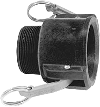 Poly Hose Coupler Female Cam & Groove x MPT, 2 In