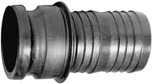 Poly Hose Coupler Male Cam & Groove x Hose Barb, 2 In