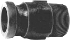 Poly Hose Coupler Male Cam & Groove x MPT, 2 In