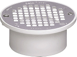 PVC Floor Drain Strainer, 3 In Or 4 In  (2