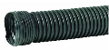 Plastic Corrugated Solid Pipe, 4 In x 10 Ft