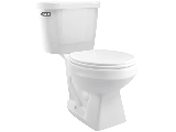 Novara Toilet-In-A-Box, White Round Bowl