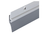 Aluminum and Vinyl Standard Screw-on Silver Door Sweep