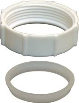 PVC Slip Joint Nut With Poly Washer, 1-1/2 In