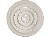 Worldwide Sourcing Round Ceiling Diffuser, 6 In Wide