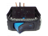 On-Off Rocker Switch, Blue