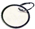 Round Metal Rim Tag With Aluminum Ring (Sizes)