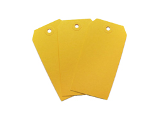 Yellow Paper Shipping Tag (Sizes)