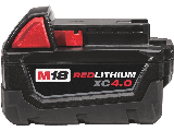 Milwaukee M18 Red Lithium XC4.0 Tool Battery 18 Volt