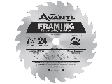 Avanti Carbide Tip Cutting Saw Blade 7-1/4 In, 24 Tooth