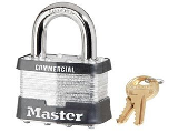 Padlock #3KA 1-9/16" Wide 3/4" Shackle Key 3210