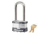 Commercial 3KALH Keyed Padlock, 1-9/16 In W Body