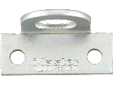 Padlock Eyes Angled (Pair) Zinc Plated Steel