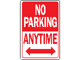 Sign 12 x 18 Aluminum: No Parking